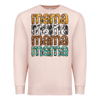 Pale Pink mama mama mama mama mothers day Premium Sweatshirt - texasbilliewilder