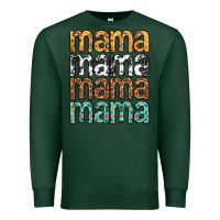 Sports Green mama mama mama mama mothers day Premium Sweatshirt - texasbilliewilder