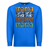 True Royal mama mama mama mama mothers day Premium Sweatshirt - texasbilliewilder