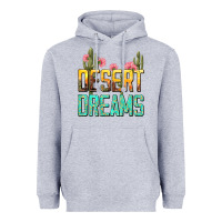 Heather Grey desert dreams tbw Heavyweight Hoodie - texasbilliewilder