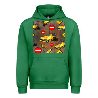 Emerald asphalt paver seamless pattern Urban Hoodie - BundleAndBundleShop