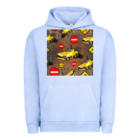 Pigment Grape Ice asphalt paver seamless pattern Urban Hoodie - BundleAndBundleShop