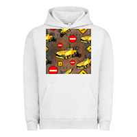 Pigment Lunar Rock asphalt paver seamless pattern Urban Hoodie - BundleAndBundleShop