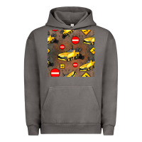Pigment Tornado asphalt paver seamless pattern Urban Hoodie - BundleAndBundleShop