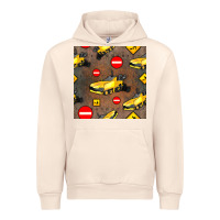 Sandshell asphalt paver seamless pattern Urban Hoodie - BundleAndBundleShop