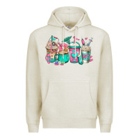 Oatmeal Heather rt respiratory therapist coffee cups Premium Hoodie - Jasminsmagicworld