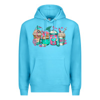Ocean Blue rt respiratory therapist coffee cups Premium Hoodie - Jasminsmagicworld