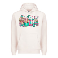 Pale Pink rt respiratory therapist coffee cups Premium Hoodie - Jasminsmagicworld