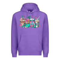 Purple rt respiratory therapist coffee cups Premium Hoodie - Jasminsmagicworld