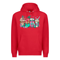 Red rt respiratory therapist coffee cups Premium Hoodie - Jasminsmagicworld