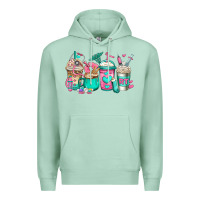 Seafoam rt respiratory therapist coffee cups Premium Hoodie - Jasminsmagicworld
