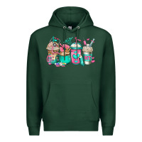 Sports Green rt respiratory therapist coffee cups Premium Hoodie - Jasminsmagicworld