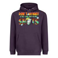 Plum dont worry ive had both my shots Heavyweight Hoodie - texasbilliewilder