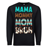 Black mama mommy mom bruh Premium Sweatshirt - texasbilliewilder