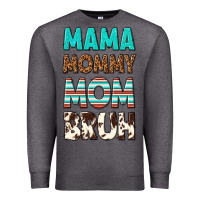 Charcoal Heather mama mommy mom bruh Premium Sweatshirt - texasbilliewilder
