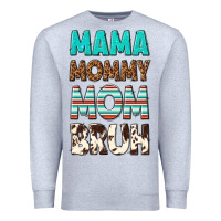 Heather Grey mama mommy mom bruh Premium Sweatshirt - texasbilliewilder