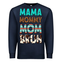 Navy mama mommy mom bruh Premium Sweatshirt - texasbilliewilder