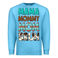 Ocean Blue mama mommy mom bruh Premium Sweatshirt - texasbilliewilder