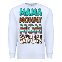 White mama mommy mom bruh Premium Sweatshirt - texasbilliewilder