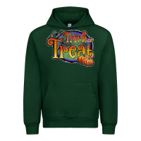 Forest Green trick or treat black Urban Hoodie - JahusDesignShop