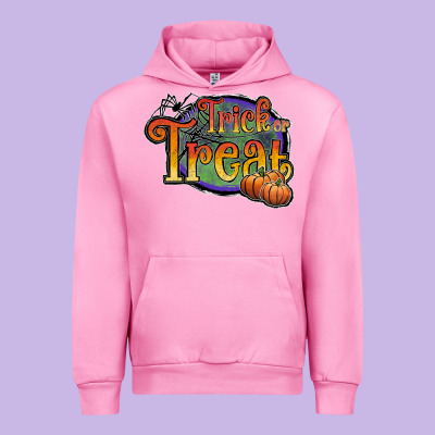Trick Or Treat Black Urban Hoodie Designed By Jahusdesignshop