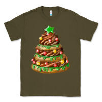 Army Green chocolate christmas cookie cake Classic Tee - FaDigitalArtStudio