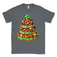 Charcoal Heather chocolate christmas cookie cake Classic Tee - FaDigitalArtStudio