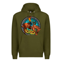 Army Green gemstone rodeo Premium Hoodie - JahusDesignShop