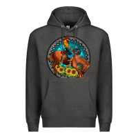 Charcoal Heather gemstone rodeo Premium Hoodie - JahusDesignShop