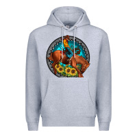 Heather Grey gemstone rodeo Premium Hoodie - JahusDesignShop