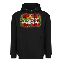 Black mexicana Heavyweight Hoodie - Zillion Design Studio