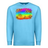 Ocean Blue pride flag Premium Sweatshirt - Zillion Design Studio