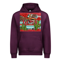Mauve Wine fiesta with pepper Urban Hoodie - Artiststas