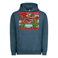 Pigment Midnight Navy fiesta with pepper Urban Hoodie - Artiststas