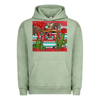 Pigment Oil Green fiesta with pepper Urban Hoodie - Artiststas