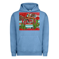 Pigment Pebble Blue fiesta with pepper Urban Hoodie - Artiststas