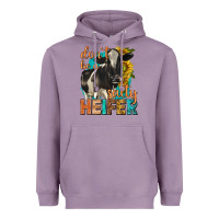 Lavender dont be a salty heifer with sunflowers Heavyweight Hoodie - texasbilliewilder