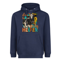 Navy dont be a salty heifer with sunflowers Heavyweight Hoodie - texasbilliewilder