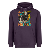 Plum dont be a salty heifer with sunflowers Heavyweight Hoodie - texasbilliewilder