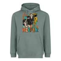 Sage dont be a salty heifer with sunflowers Heavyweight Hoodie - texasbilliewilder