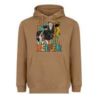 Dont Be A Salty Heifer With Sunflowers Heavyweight Hoodie | Teevron