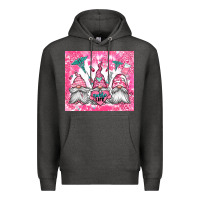 Charcoal Heather nurse life gnomes Premium Hoodie - Jasminsmagicworld