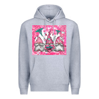 Heather Grey nurse life gnomes Premium Hoodie - Jasminsmagicworld