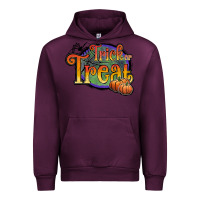 Mauve Wine trick or treat white Urban Hoodie - JahusDesignShop