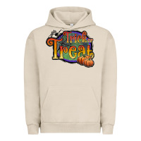 Pigment French Oak trick or treat white Urban Hoodie - JahusDesignShop