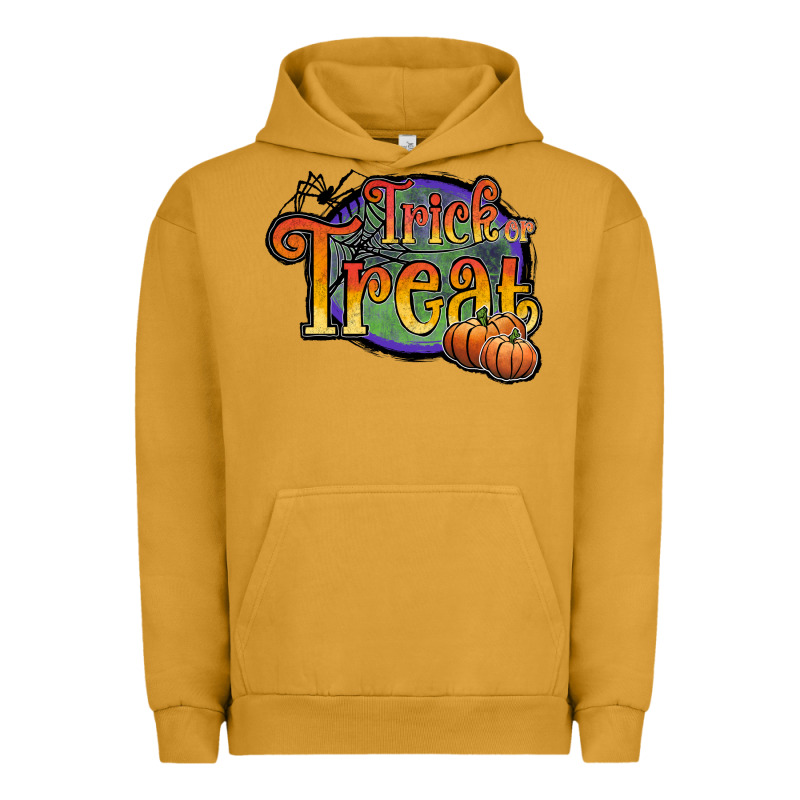 Trick Or Treat White Urban Hoodie by JahusDesignShop | Teevron