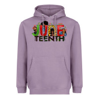 Lavender JUNE TEENTH Heavyweight Hoodie - Zillion Design Studio