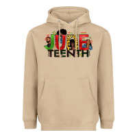 Mushroom JUNE TEENTH Heavyweight Hoodie - Zillion Design Studio