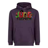 Plum JUNE TEENTH Heavyweight Hoodie - Zillion Design Studio