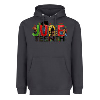 Smoke JUNE TEENTH Heavyweight Hoodie - Zillion Design Studio